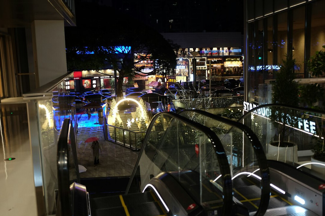 mall security guard at night