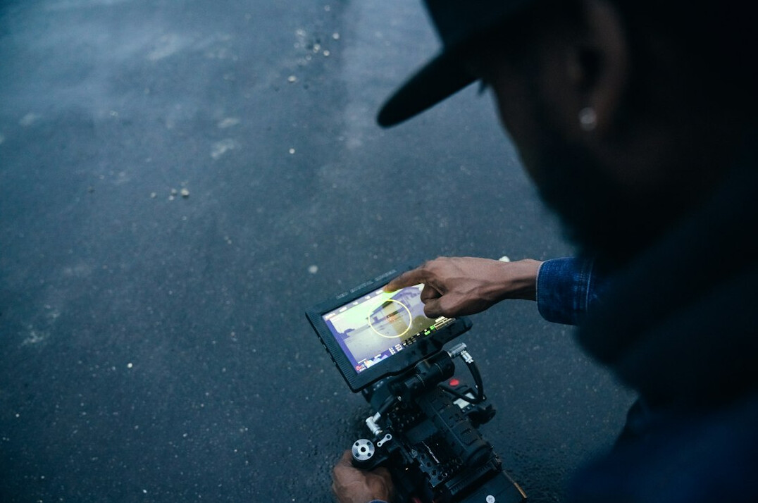 detective reviewing footage