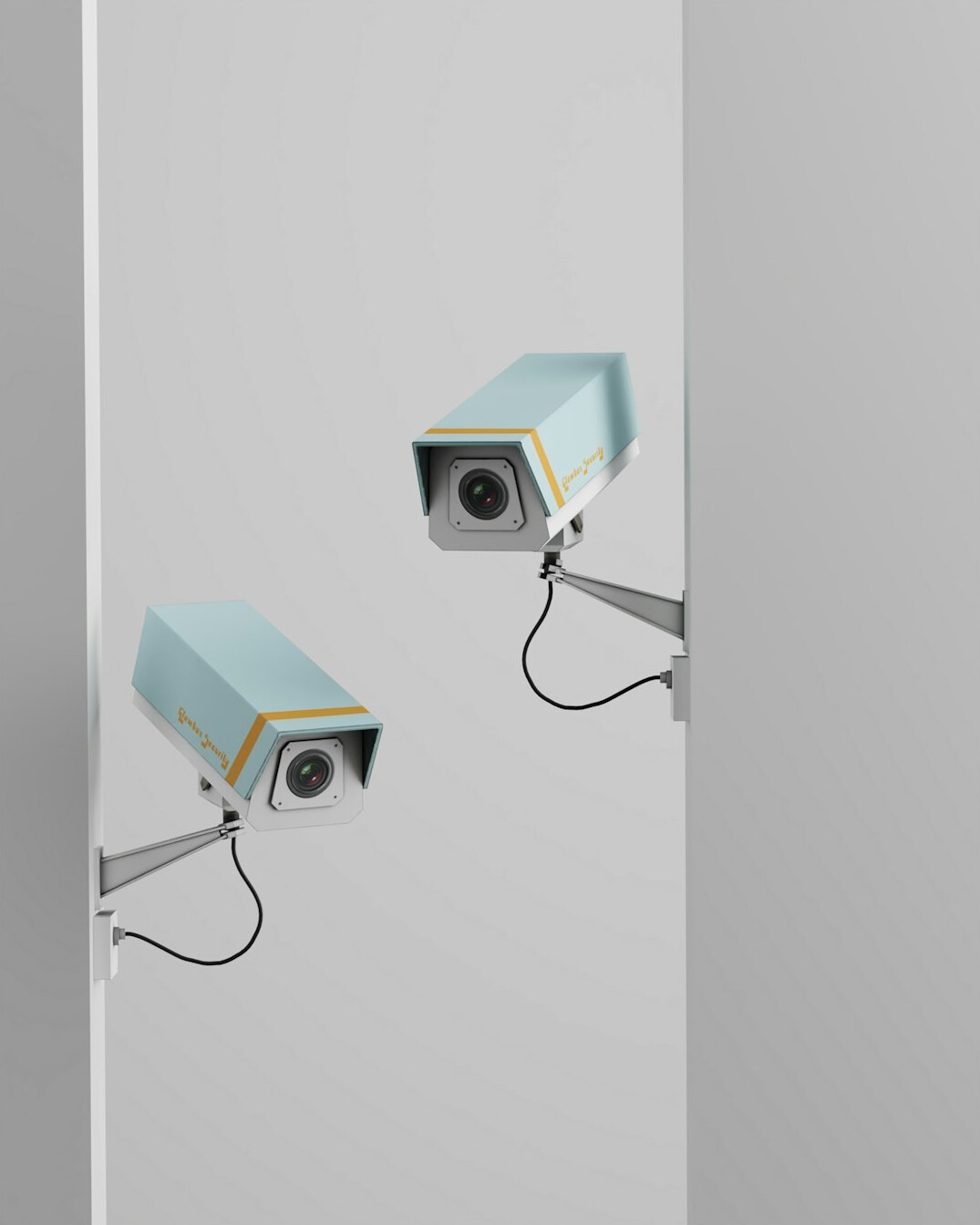 store security camera monitoring aisle